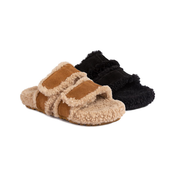 [무료배송] 호주정품 오즈웨어 어그 아리조나 시어링 슬라이드 슬리퍼 OZWEAR UGG OB758