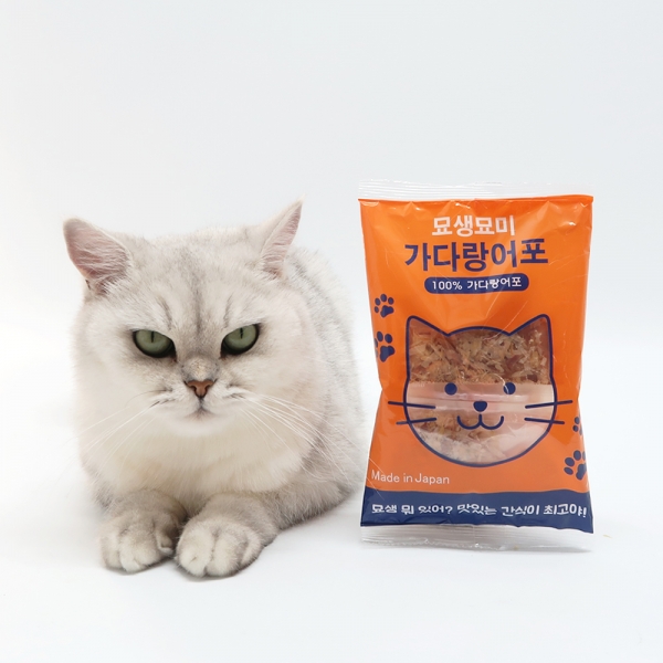 동동이네 묘생묘미 가다랑어포 10g 1gX10P 건어포 육포 고양이 간식