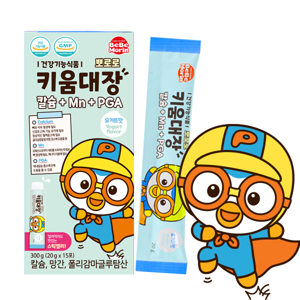 [뽀로로 키움대장] 칼슘+Mn+PGA 15포