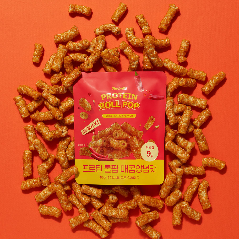 [푸드렐라] 프로틴롤팝 40g * 10ea