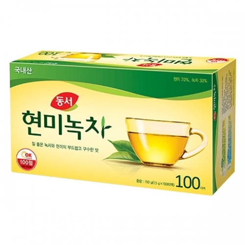 동서 현미녹차 100T  