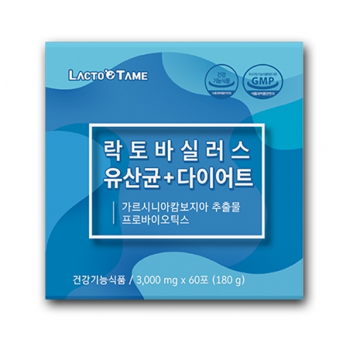 [락토타임] 락토바실러스 유산균 다이어트 3,000mg x 60포