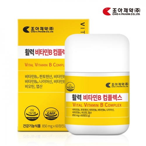 1+1 조아제약 활력비타민B 컴플렉스 850mg 60정  