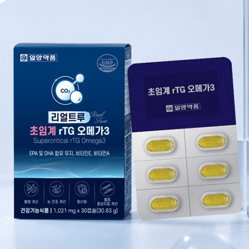 [일양약품] 리얼트루 초임계 rTG 오메가3 1,021mg x 30캡슐  