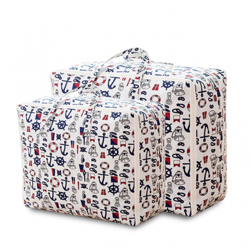 가방형 이불정리함 의류정리함 해군 대형  (선반/주방수납장)  