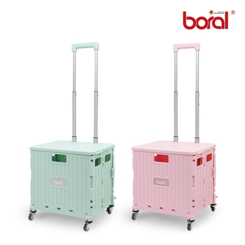 [보랄] 접이식 핸디 카트 BR-FC1100P /색상 그린,핑크 택1  